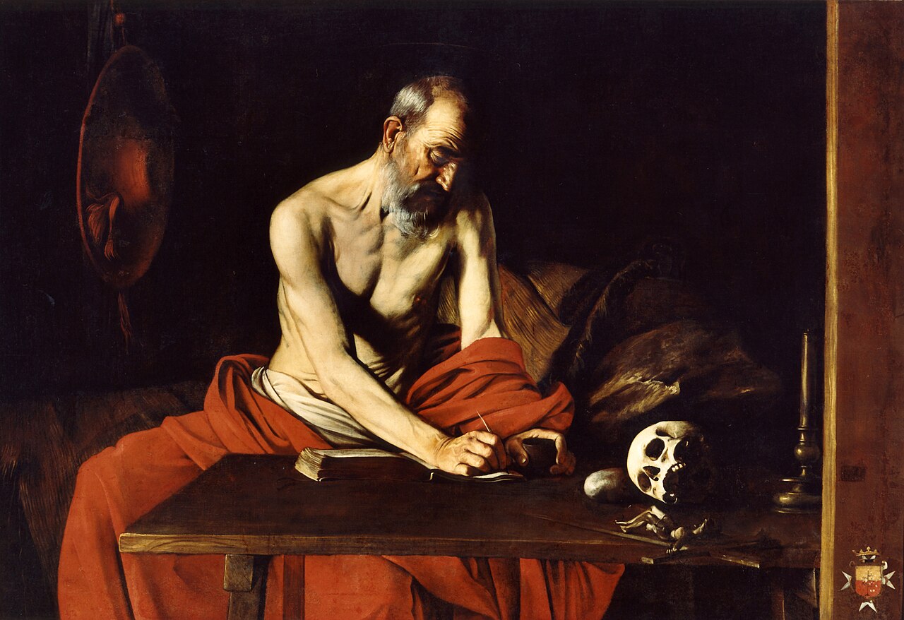 Saint Jerome Writing, Caravaggio (1607–08)