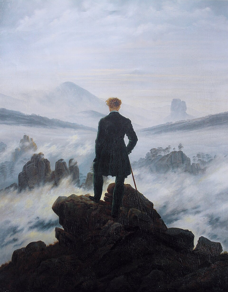 Wanderer above the Sea of Fog, Caspar David Friedrich (1818)